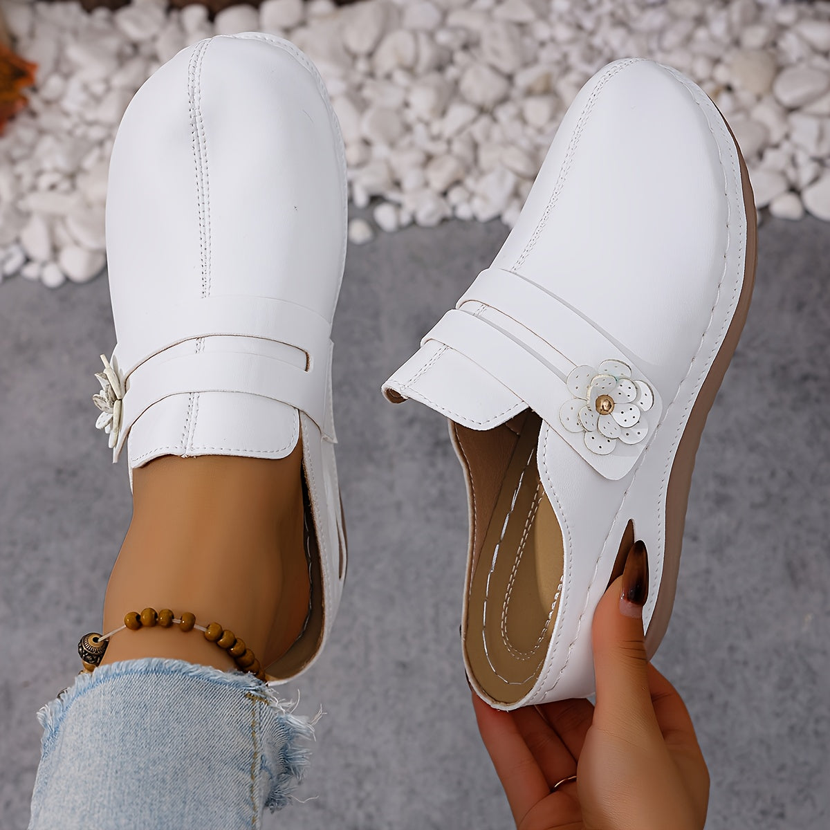 Wide Toe Orthopedic Comfort Mules.