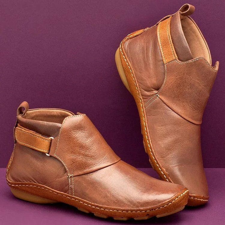 π₯ Last Day Sale 60% π₯ Women's Vintage Casual Short Ankle Boots