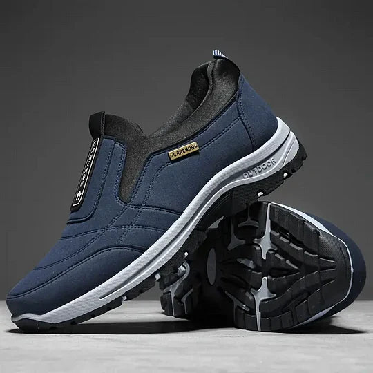 Men's Wide Comfort Sneakers with Arch Support & Shock Absorption