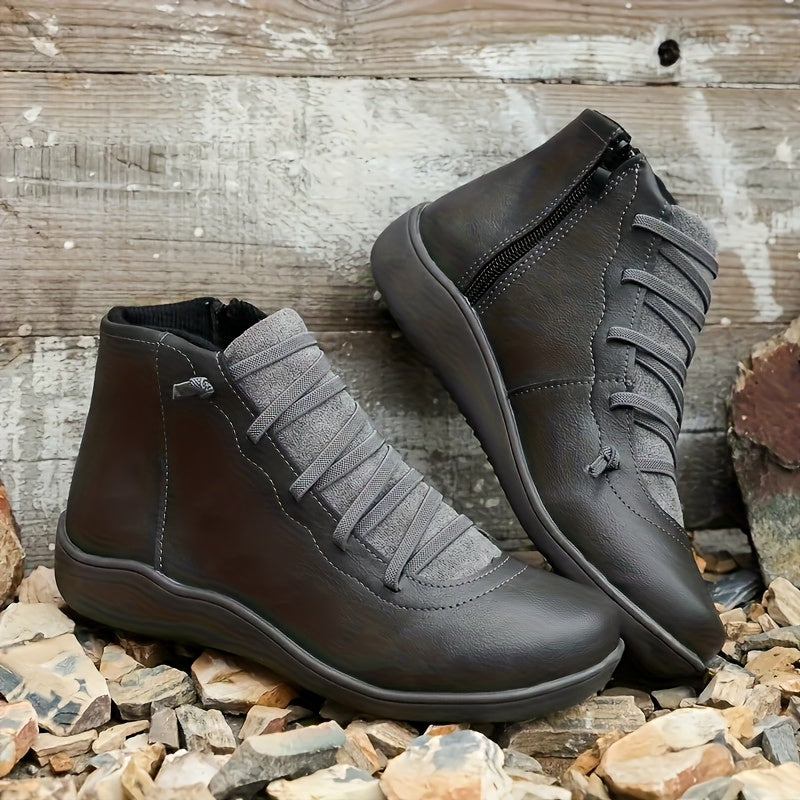 Women's Vintage Casual Ankle Boots