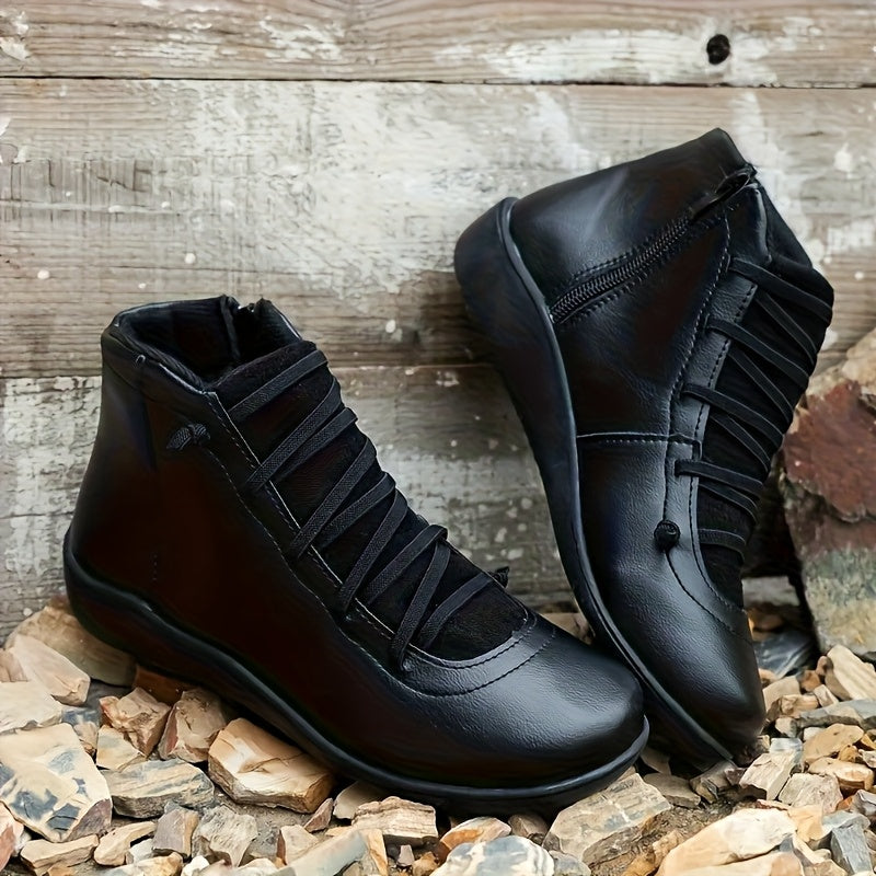 Women's Vintage Casual Ankle Boots