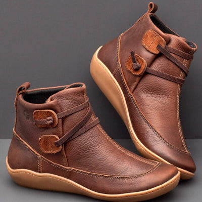 Women's Vintage Casual Short Ankle Boots.
