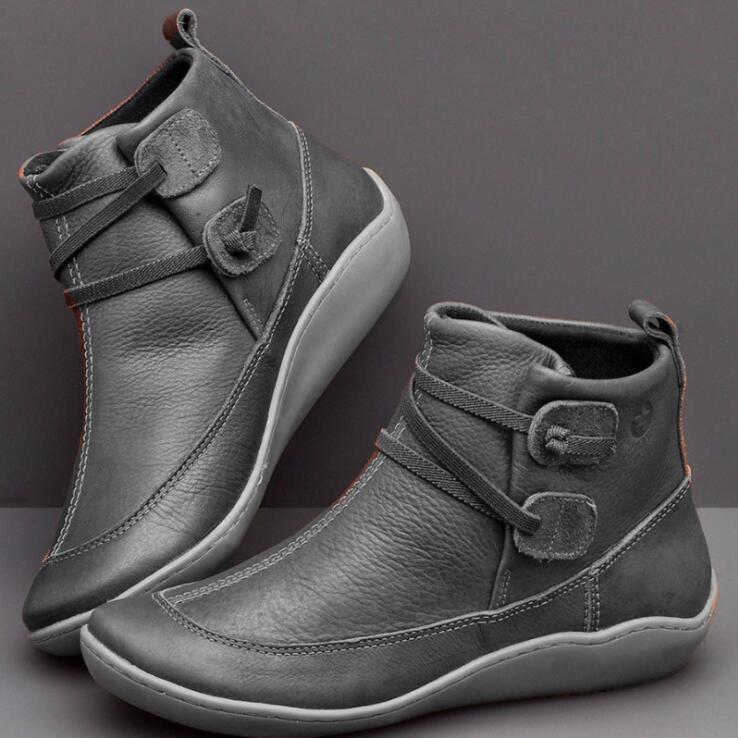 Women's Vintage Casual Short Ankle Boots.