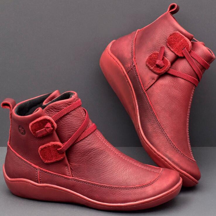 Women's Vintage Casual Short Ankle Boots.