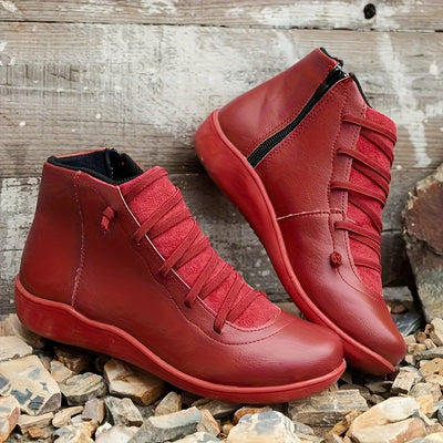 Women's Vintage Casual Ankle Boots