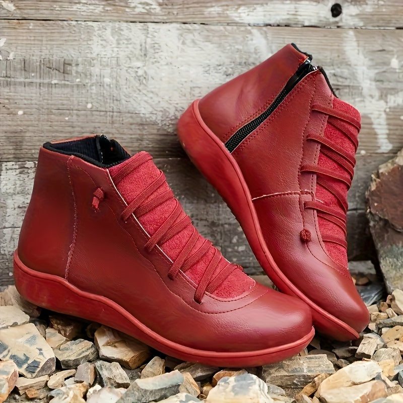 Women's Vintage Casual Ankle Boots