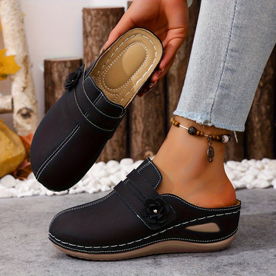 Wide Toe Orthopedic Comfort Mules.