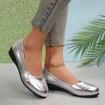 Women's Orthopedic leather shoes, Lightweight, Anti-Slip, Breathable