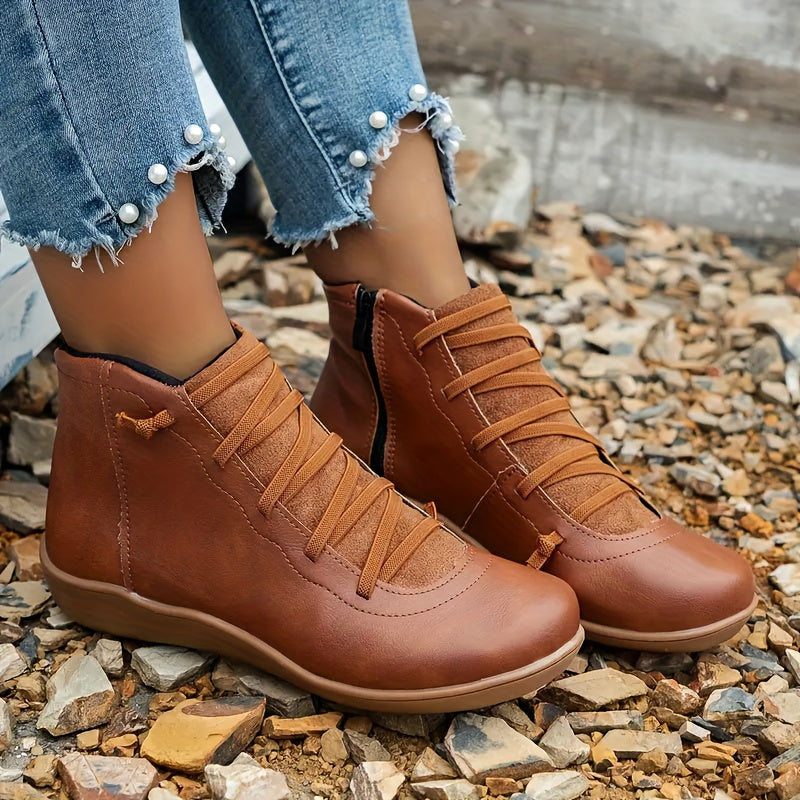 Women's Vintage Casual Ankle Boots