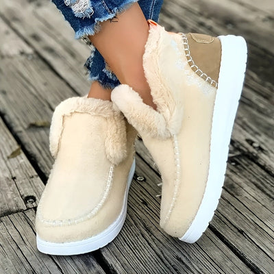Women's Orthopedic Fleece Slip-On Boots