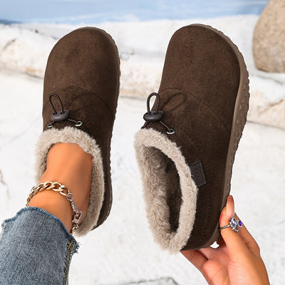 Women's Orthopedic Fleece-Lined Clogs – Warm Comfort & Arch Support