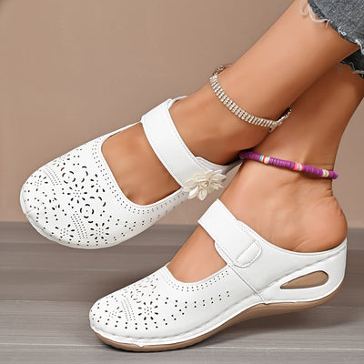 Orthopedic Wide-Toe Wedge Sandals