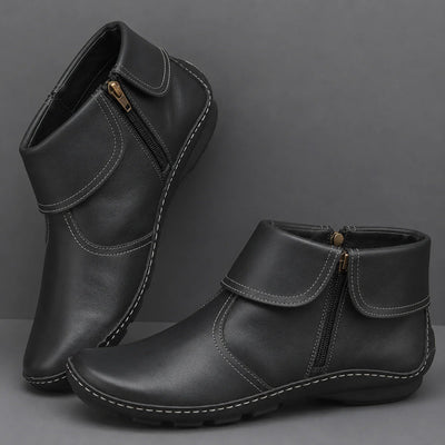 Women's Orthopedic Comfort Round-Toe Ankle Boots