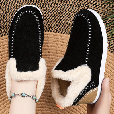 Women's Orthopedic Fleece Slip-On Boots