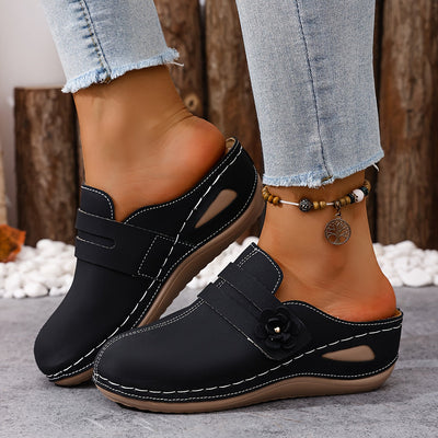 Wide Toe Orthopedic Comfort Mules.