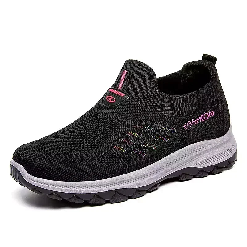 Fly Knit Slip-on Shoes – Orthopedic Support, Breathable Comfort & Perfect for All-Day Wear
