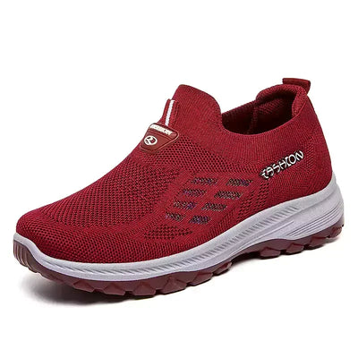 Fly Knit Slip-on Shoes – Orthopedic Support, Breathable Comfort & Perfect for All-Day Wear